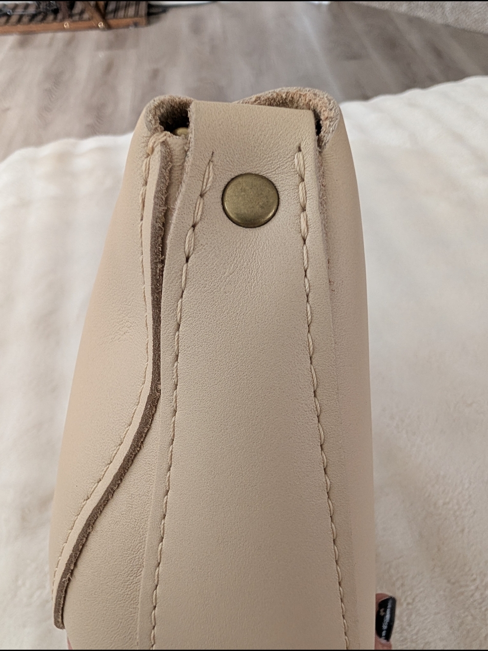 Portland Leather Goods Medium Koala Sling Bag Bone Leather NWT/NEW - Picture 7 of 7